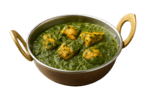 Hähnchen mit Blattspinat (Chicken Saag)
