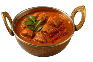 Lamm mit Kokos (Gosht Coconut)