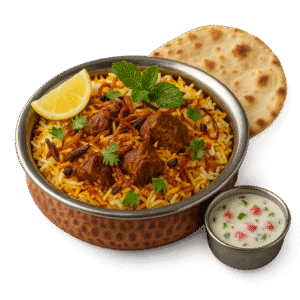 Lamm-Biryani (Mutton Biryani)